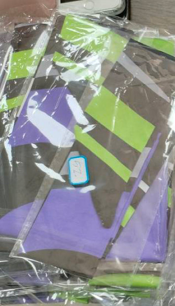 Purple rain head band