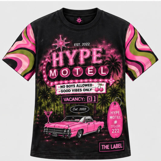 Hype motel full spandex shirt