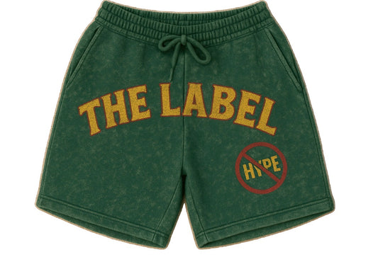 The label unisex shorts