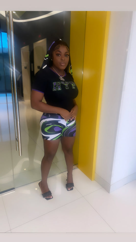 Purple rain 2 piece set